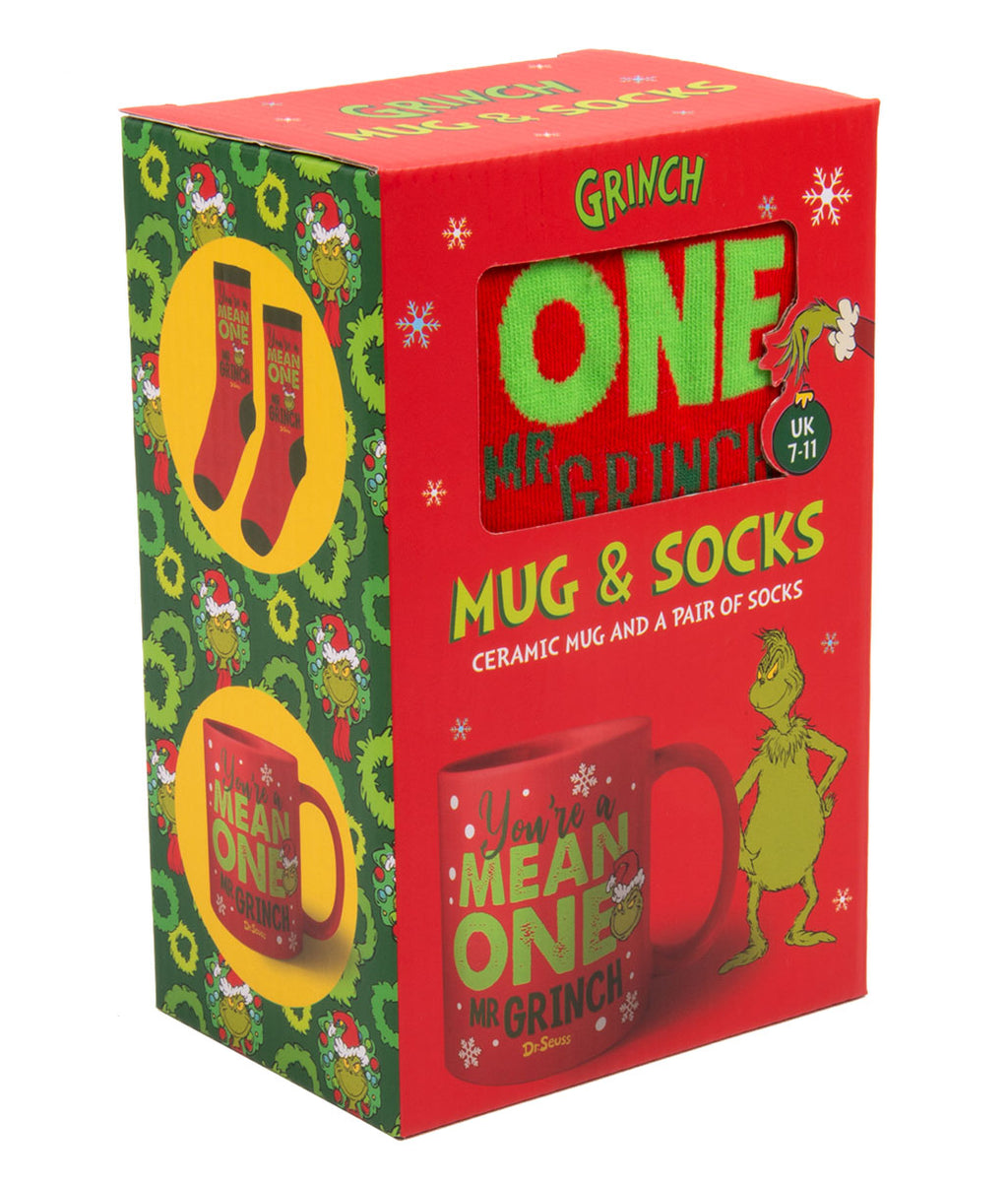 The Grinch Mug & Socks Gift Set