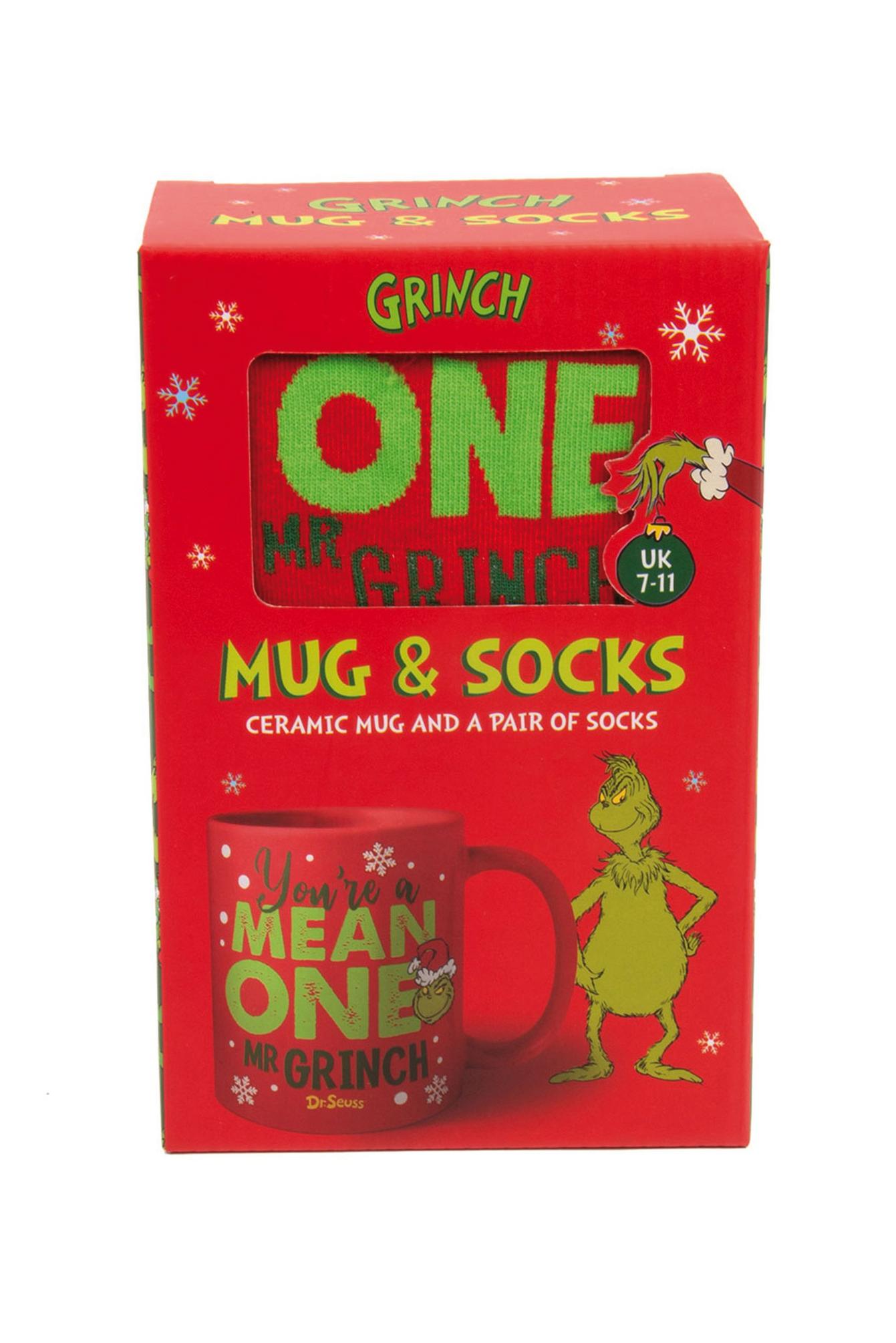 The Grinch Mug & Socks Gift Set