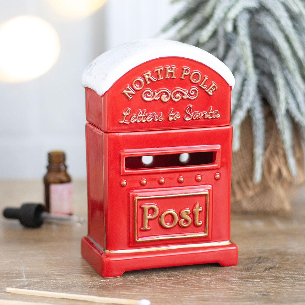 Christmas Post Box Oil Burner